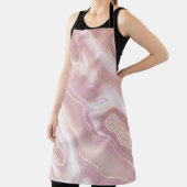 大理石：エレガントバラ金ゴールドテクスチャ エプロン (インサイチュ)