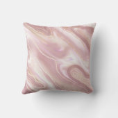 大理石：エレガントバラ金ゴールドテクスチャ クッション (裏面)