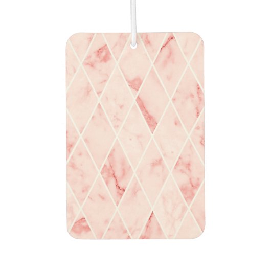 大理石 カーエアーフレッシュナー (正面)