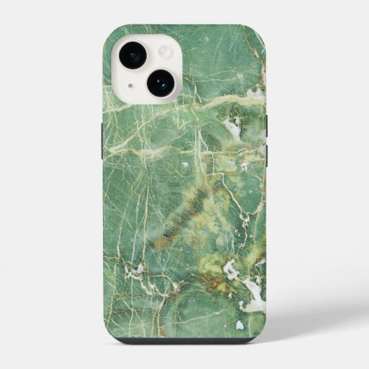 大理石 グリーン ホワイト 大理石柄 iPhone / Android ケース (裏面)