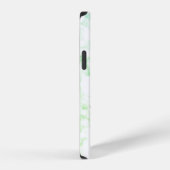 大理石 グリーン Marble Tree カスマテ iPhone カバー (右側面)