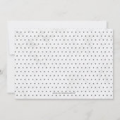 大理石 | シンプルカップルモダンウェディングシャワー 招待状 (裏面)