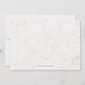 大理石 | シンプルカップルモダンウェディングシャワー 招待状 (裏面)