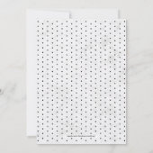 大理石 |シンプルモダンタイポグラフィブライダルシャワー 招待状 (裏面)