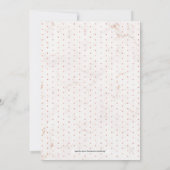 大理石 |シンプルモダンタイポグラフィ婚約パーティ 招待状 (裏面)