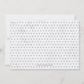 大理石 |シンプルモダンタイポグラフィ結婚式 招待状 (裏面)