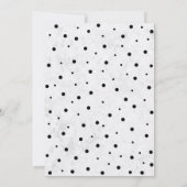 大理石 |シンプルモダンタイポグラフィ結婚式 招待状 (裏面)