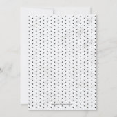 大理石 | シンプル モダン タイポグラフィー ブライダル シャワー 招待状 (裏面)