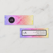 大理石 スキニー名刺 (正面/裏面)