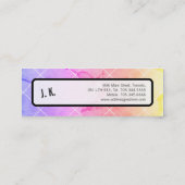 大理石 スキニー名刺 (裏面)