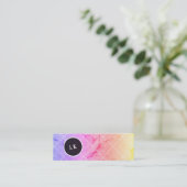 大理石 スキニー名刺 (スタンド正面)