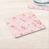 大理石 スクエアペーパーコースター (アングル)