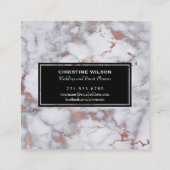大理石 スクエア名刺 (裏面)