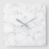 大理石 スクエア壁時計 (正面)