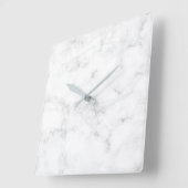 大理石 スクエア壁時計 (傾斜)
