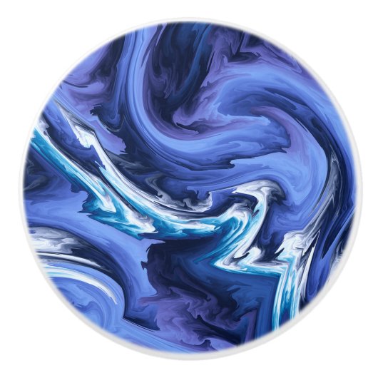 大理石 セラミックノブ (正面)