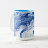 大理石 ツートーンマグカップ (正面左)