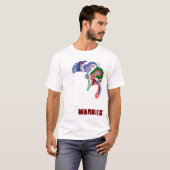 大理石(ディランのスタイル) Tシャツ (正面フル)