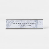 大理石 デスクネームプレート (正面)