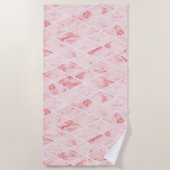 大理石 ビーチタオル (正面)