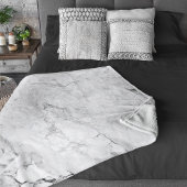 大理石 フリースブランケット