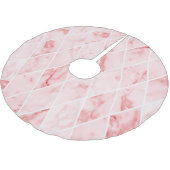 大理石 ブラッシュドポリエステルツリースカート (アングル)