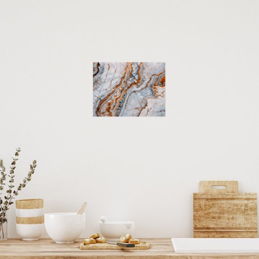 大理石 ポスター (キッチン)