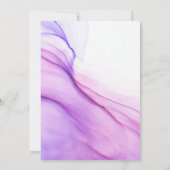 大理石 | モダン タイポグラフィー 30歳の誕生日パーティー 招待状 (裏面)