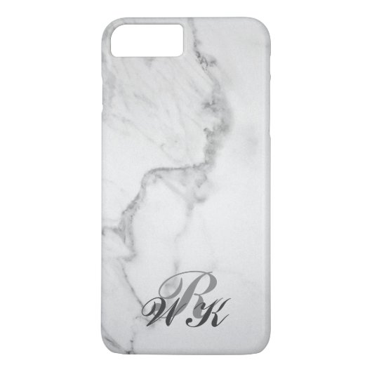 大理石&モノグラムiPhone 7プラス Case-Mate iPhoneケース (裏面)