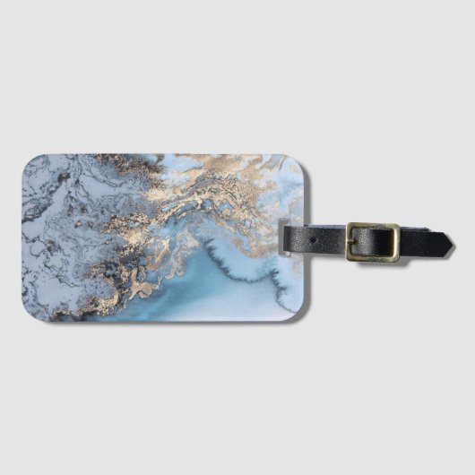 大理石 ラゲッジタグ (正面横)