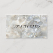 大理石、ロイヤリティ10、サロン 名刺 (正面)