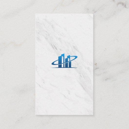 大理石 | 不動産仲介業者ブローカー | 実在代理人 名刺 (裏面)