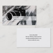 大理石 | 写真家 | カメラロゴ 名刺 (正面/裏面)