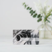 大理石 | 写真家 | カメラロゴ 名刺 (スタンド正面)