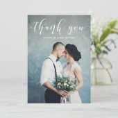 大理石 | 写真結婚をありがとう サンキューカード (スタンド正面)