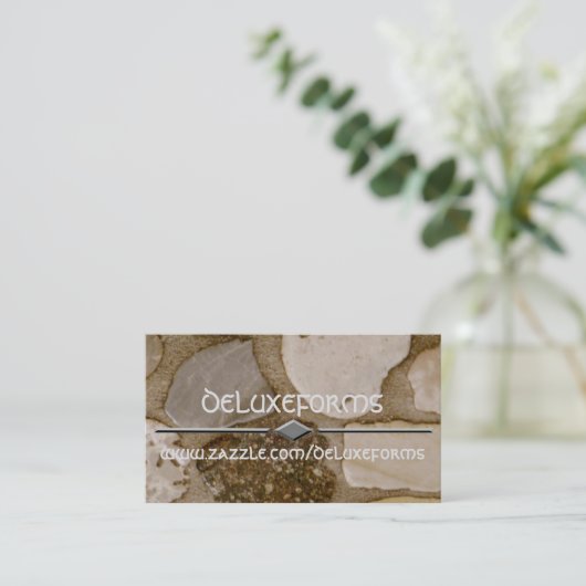大理石 名刺 (スタンド正面)