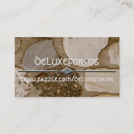 大理石 名刺 (正面)