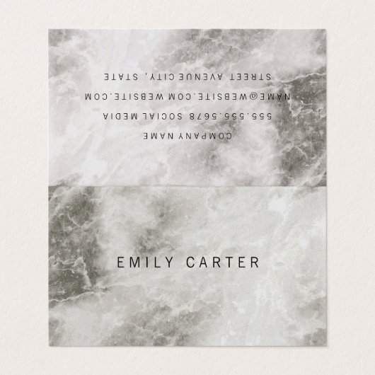 大理石 名刺 (外部フラット)