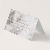 大理石 名刺 (裏面)