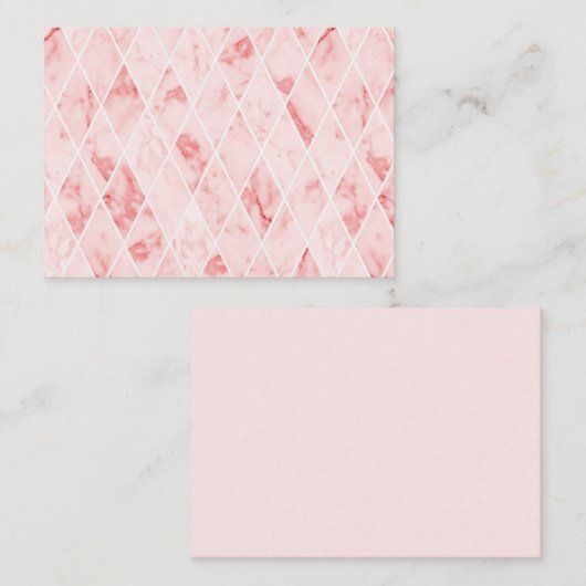 大理石 名刺 (正面/裏面)