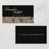 大理石 名刺 (正面/裏面)