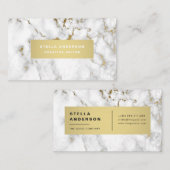 大理石 名刺 (正面/裏面)