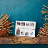 大理石 愛する人の記憶 フォト コラージュ 蝶 フォトプラーク (側面)