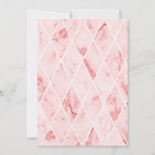 大理石 招待状 (正面)