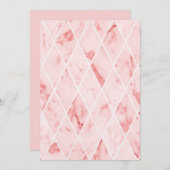 大理石 招待状 (正面/裏面)