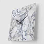 「大理石」時計 スクエア壁時計 (傾斜)