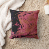 大理石、水色 クッション (ブランケット)