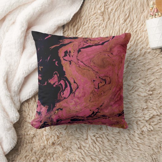 大理石、水色 クッション (ブランケット)