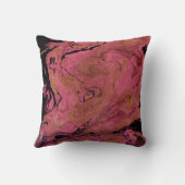 大理石、水色 クッション (裏面)