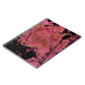 大理石、水色 ノートブック (左側)